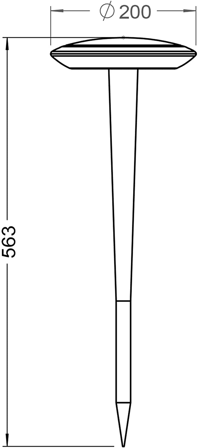 Deko-Light Bermuda 12W Schwarzgrau RAL 7021