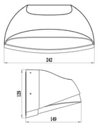 Deko-Light Wasat II 7,8W dunkelgrau