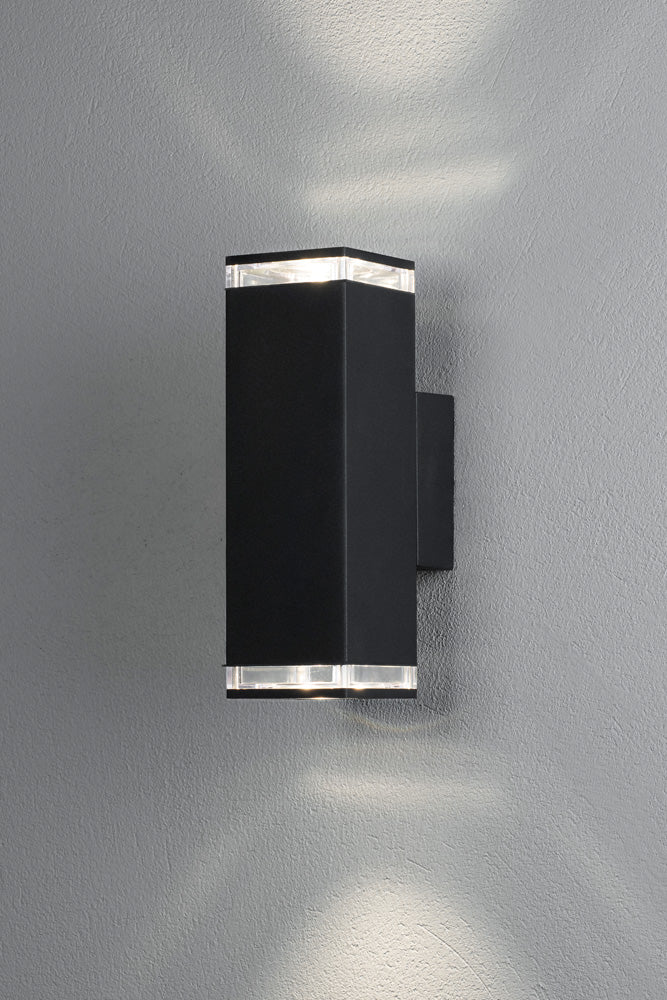 Konstsmide Pollux Wandleuchte 2xGU10 schwarz
