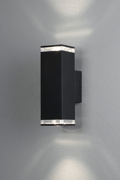 Konstsmide Pollux Wandleuchte 2xGU10 schwarz