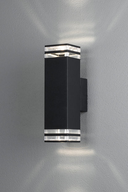 Konstsmide Pollux Wandleuchte 2xGU10 schwarz