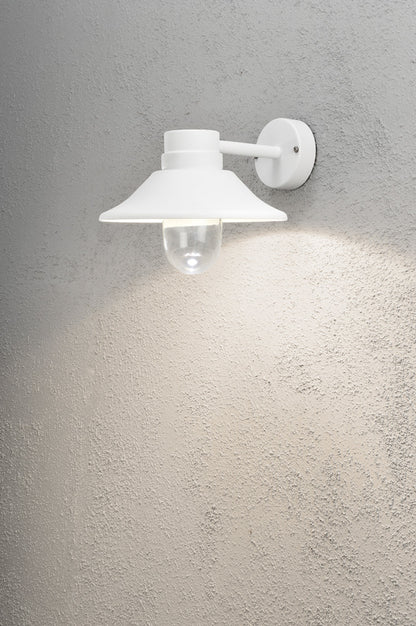Konstsmide Vega Wandleuchte lackiertes Aluminium weiss LED 8W