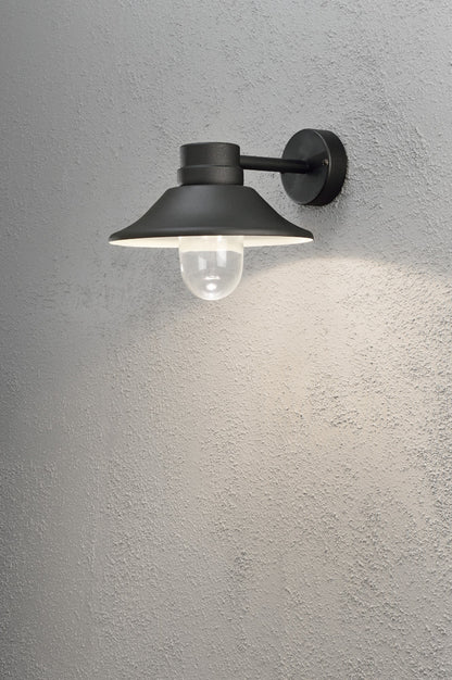 Konstsmide Vega Wandleuchte lackiertes Aluminium schwarz LED 8W