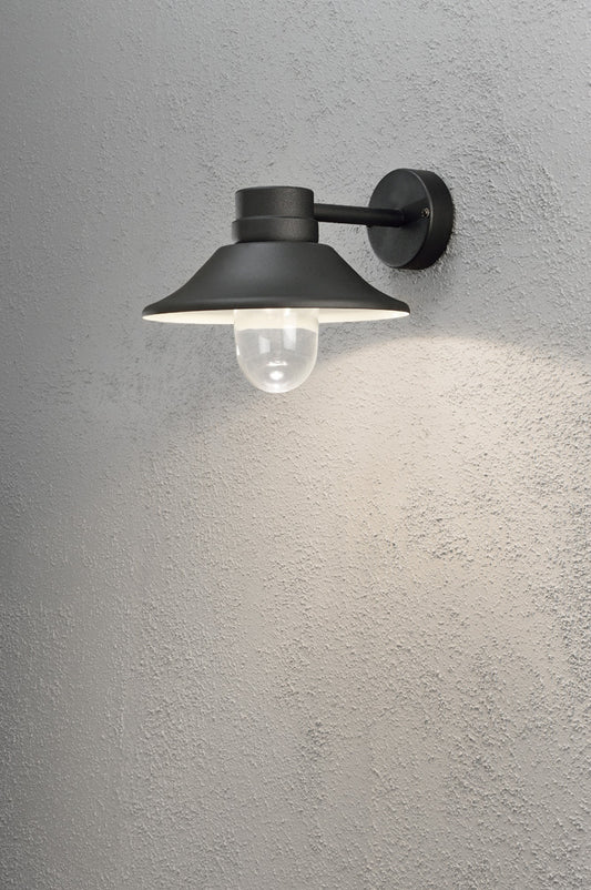 Konstsmide Vega Wandleuchte lackiertes Aluminium schwarz LED 8W