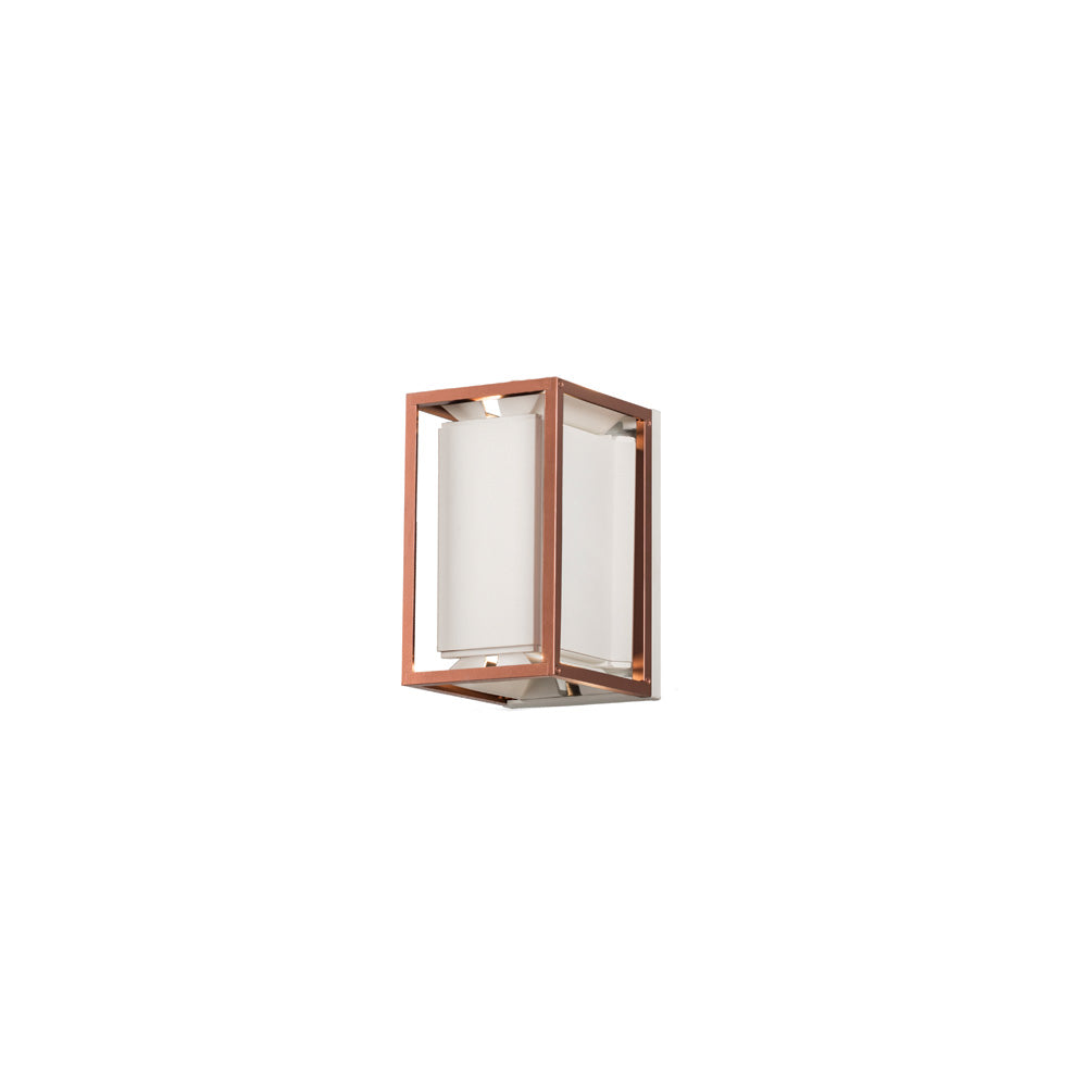 Konstsmide Vale Wandl. 2x5W LED wei/ku, verstellb.Lichtaustr., dimmbar