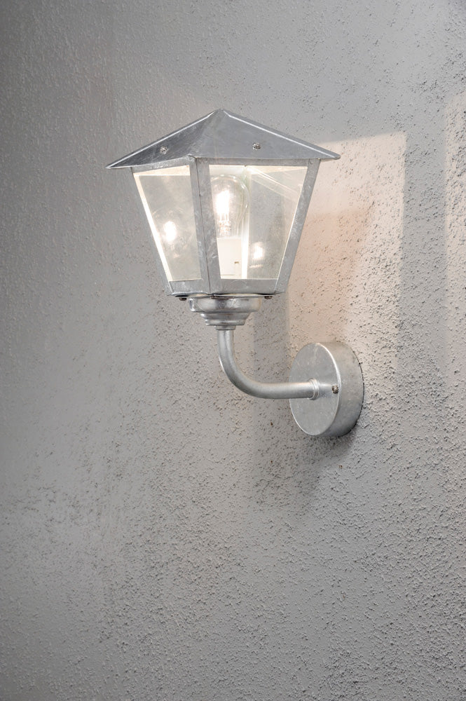 Konstsmide Benu Wandleuchte aufwärts, galvanisiert, E27