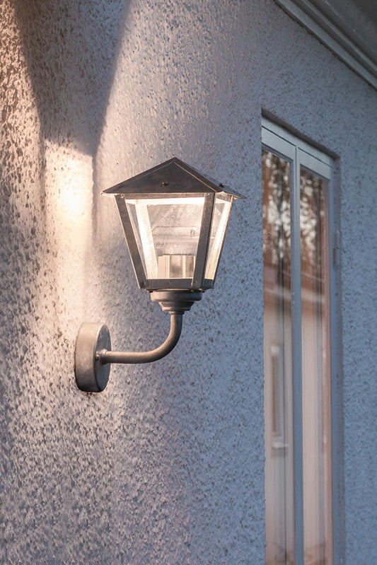 Konstsmide Benu Wandleuchte aufwärts, galvanisiert, LED