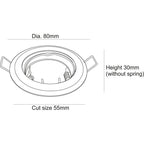 Deko-Light   silberfarben gebürstet