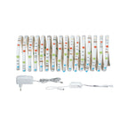 Paulmann SmartHome BLE Flaex LED Strip Set 5m RGB 18W 230/12V Weiß Kst