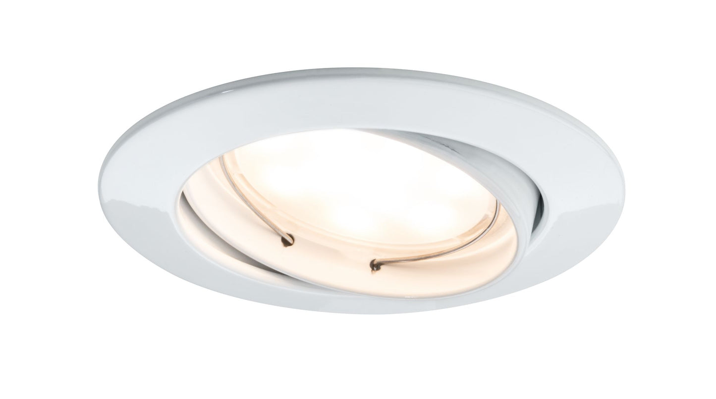 Paulmann SmartHome BLE Goal EBL Set LED 3x5,2W dimm schw 230/24V 51mm Ws m/Alu Zink