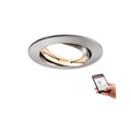 Paulmann SmartHome BLE Goal EBL Set LED 3x5,2W dimm schw 230/24V 51mm Eisen g/Alu Zink