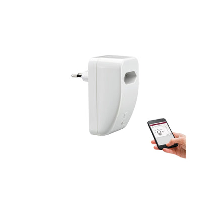 Paulmann SmartHome BLE EuroPlug Schalt/Dimm ZW-Stecker max. 300W 230V AC Weiß Kst