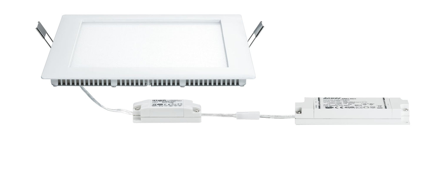 Paulmann Premium EBL Set SmartPanel tunW eckig LE 1x13,5W 15VA 230V/350mA 220x220mm Weiß m