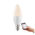 Paulmann SmartHome ZB Candela LED Kerze 4,5W E14 230V 2700K Opal dimmbar
