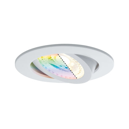 Paulmann SmartHome ZB Lens EBL Set LED 3x4,8W RGBW schw 230/24V 15W 80mm Ws m/Alu Zink