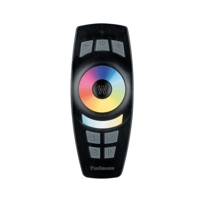 Paulmann SmartHome ZB Gent Fernbedienung 2xAAA mit Wandhalterung Schwarz Kunststoff