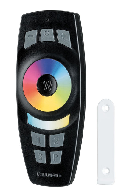 Paulmann SmartHome ZB Gent Fernbedienung 2xAAA mit Wandhalterung Schwarz Kunststoff