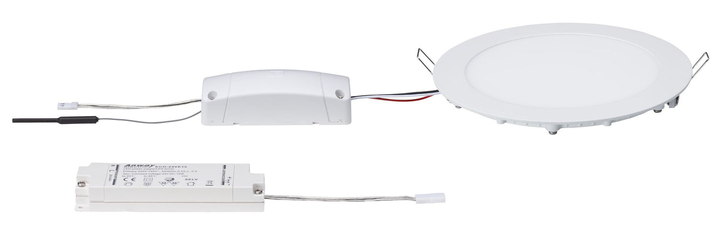 Paulmann SmartHome ZB More EBL Set Panel TunW 12W 15VA 230V/24V 170mm Weiß/Diffus