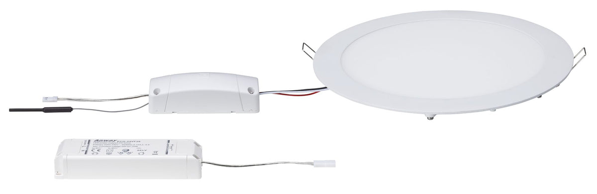 Paulmann SmartHome ZB More EBL Set Panel TunW 18W 20VA 230V/24V 225mm Weiß/Diffus