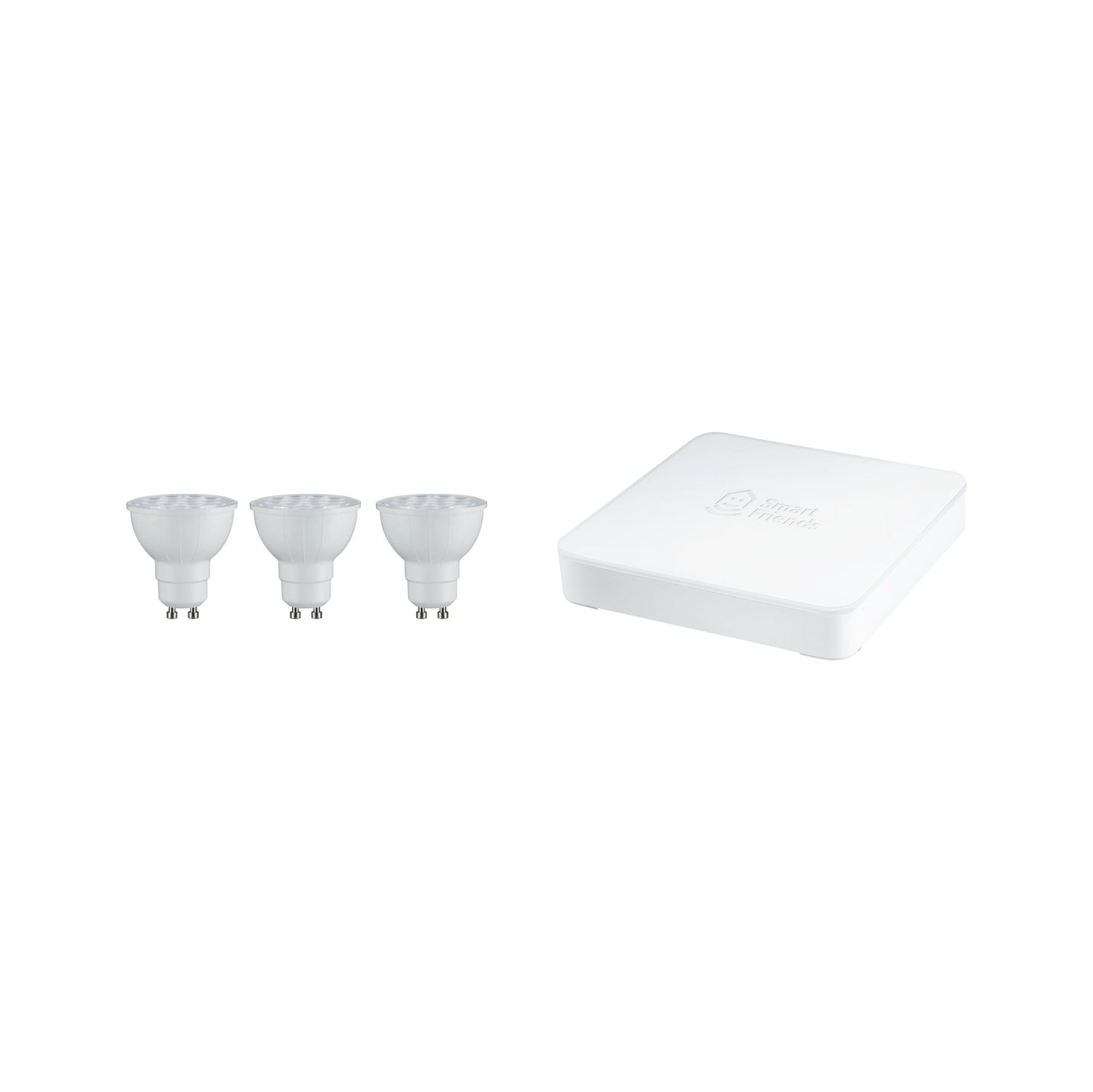 Paulmann SmartHome Starter Set Gatria 3xRefl 3,5W GU10 RGBW 2700K mit SmartFriends Box