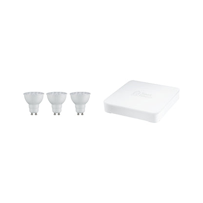 Paulmann SmartHome Starter Set Gatria 3xRefl 3,5W GU10 RGBW 2700K mit SmartFriends Box