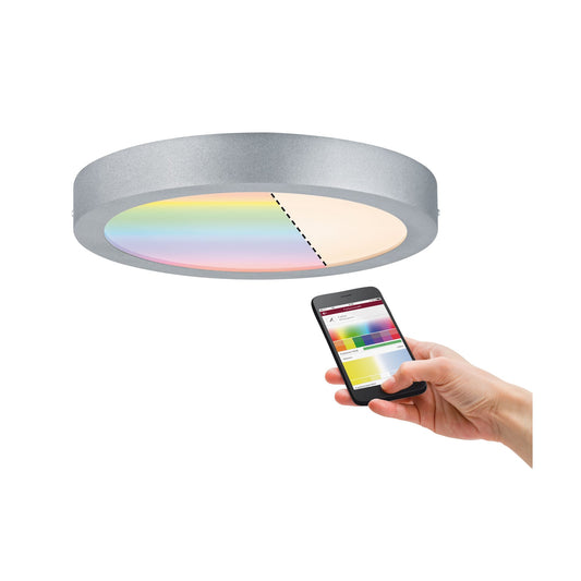 Paulmann SmartHome ZB Cesena LED-Panel 300mm 17W RGBW 230V Chrom matt Kst