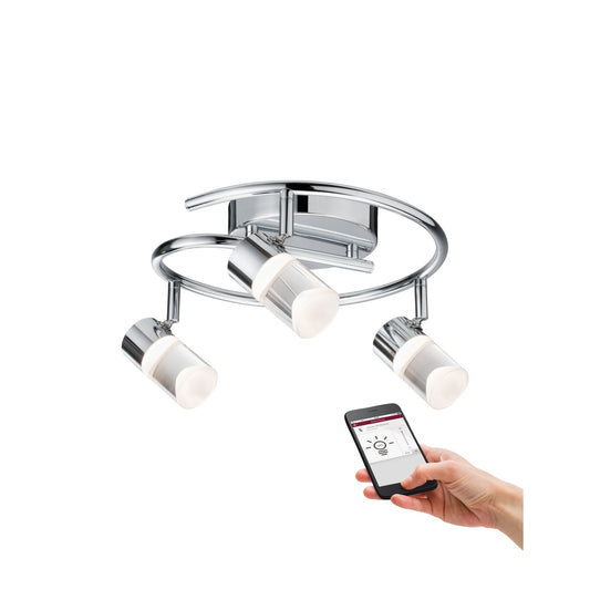 Paulmann SmartHome ZB Zala Spot 3x6W dim 230V Chrom Metal/Kunststoff