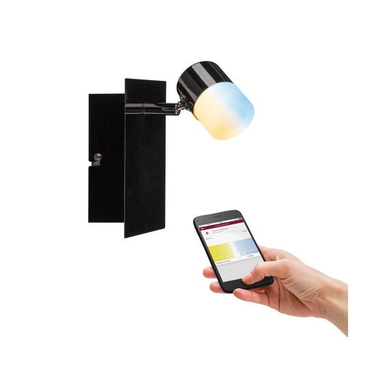 Paulmann SmartHome ZB Deon Spot 1x6,5W 230V TunW Schwarzchrom Metall/Kunststoff