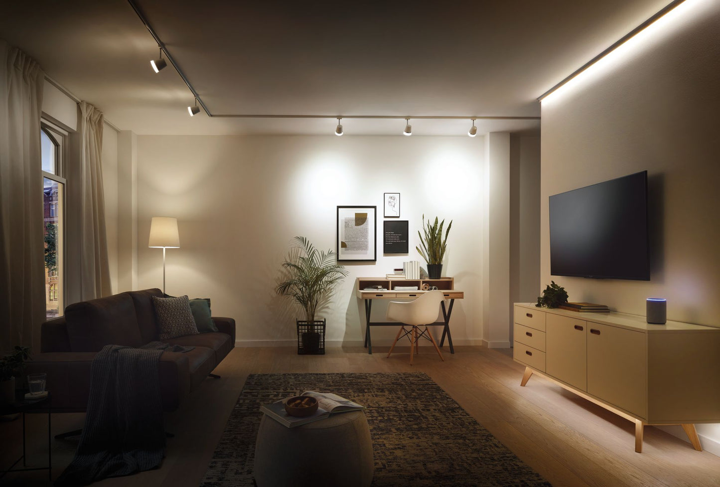 Paulmann SmartHome ZB Deon Spot 3x6,5W 230V TunW Schwarzchrom Metall/Kunststoff