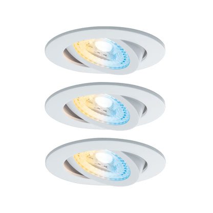 Paulmann SmartHome Starter Set Lens EBL Set LED 3x3,5W TunW mit SmartFriends Box