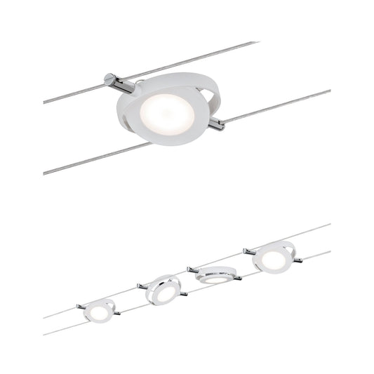 Paulmann Smart Wire System BLE RoundMac 4x4W Weiß matt 230V/12VA DC 36VA Tunable Whit