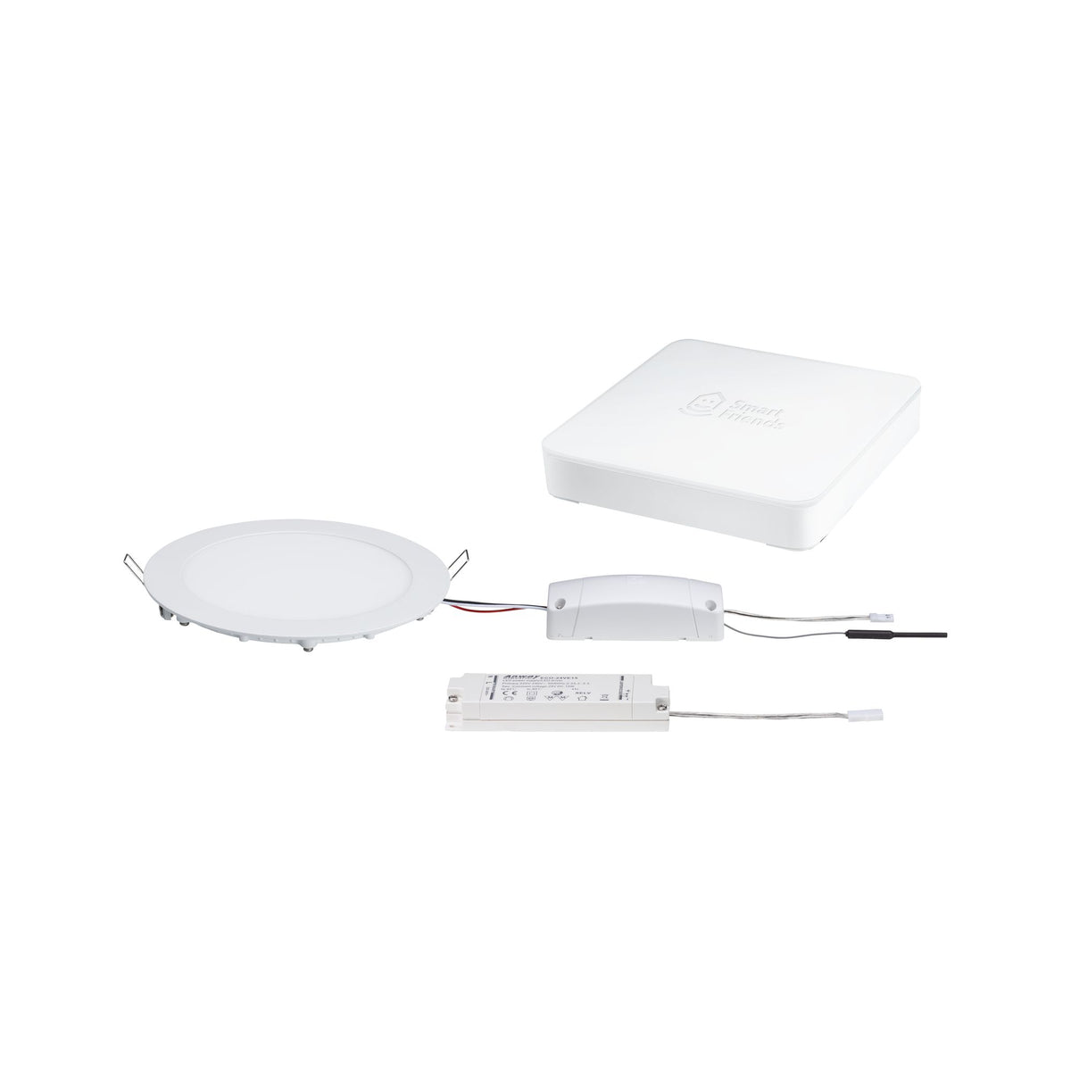 Paulmann SmartHome Starter Set More EBL Panel 12W TunW 15VA 170mm mit SmartFriends Box