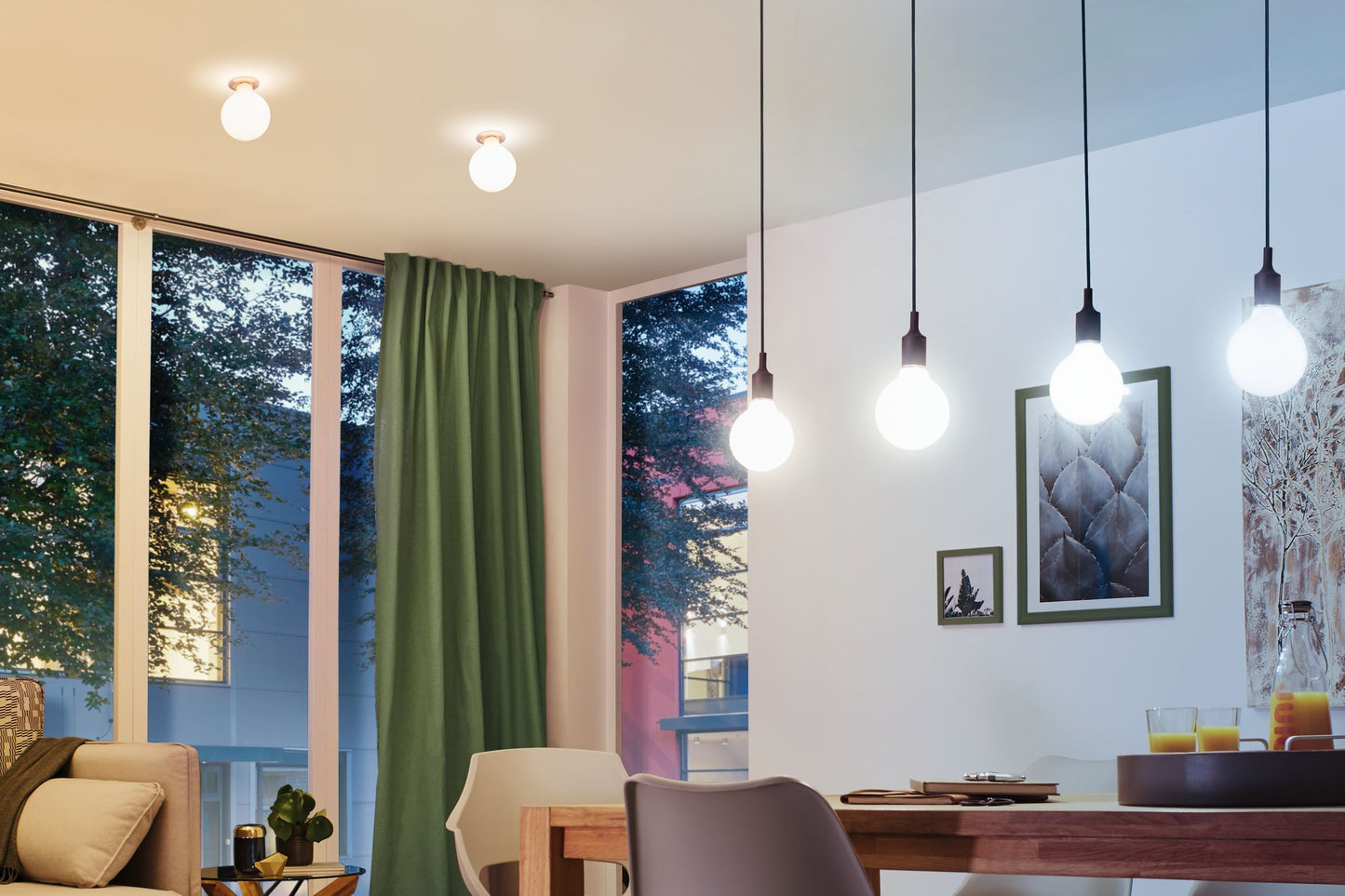 Paulmann LED ZB AGL 820lm 9W tunwhite matt dim E27 2700K 230V