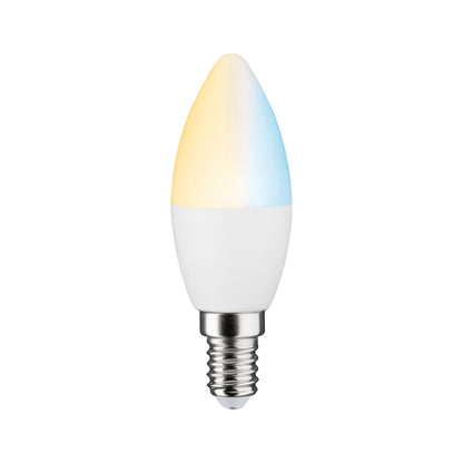 Paulmann LED ZB Kerze 400lm 5,5W tunwh matt dim E14 2700K 230V