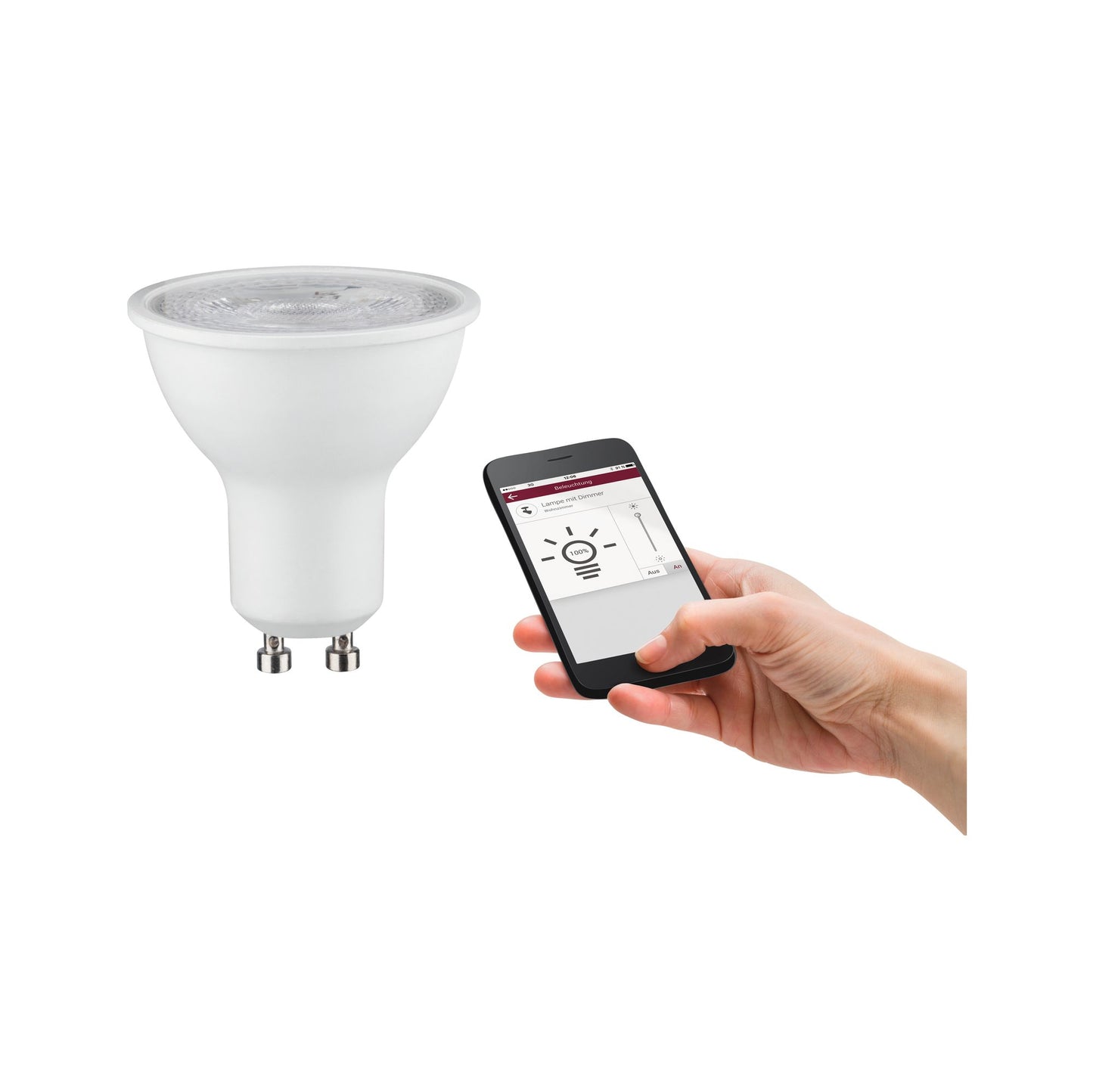 Paulmann LED ZB GU10 330lm 5W 2700K matt dim 36° 230V