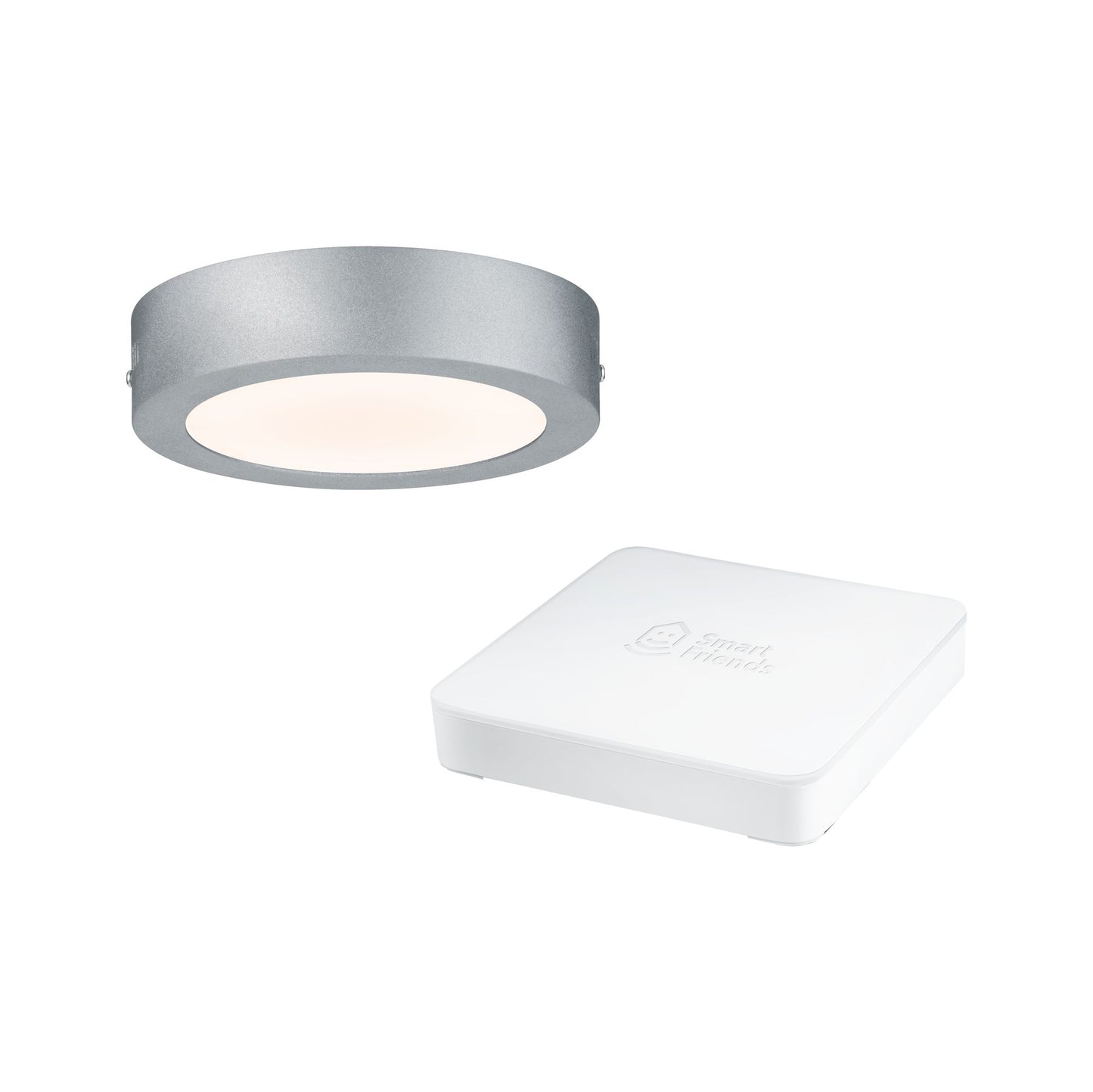 Paulmann SmartHome Starter Set Cesena LED-Panel 170mm 9W RGBW mit SmartFriends Box