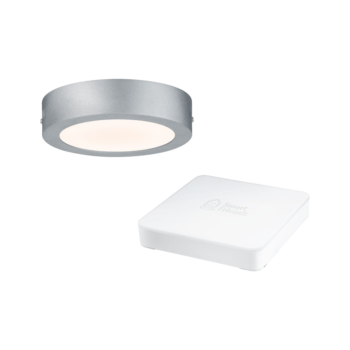 Paulmann SmartHome Starter Set Cesena LED-Panel 170mm 9W RGBW mit SmartFriends Box