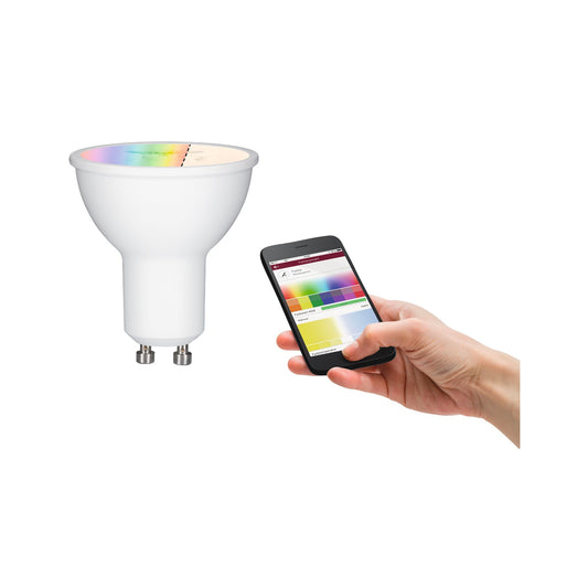 Paulmann LED ZB GU10 350lm 6W RGBW matt dim 36° 2700K 230V
