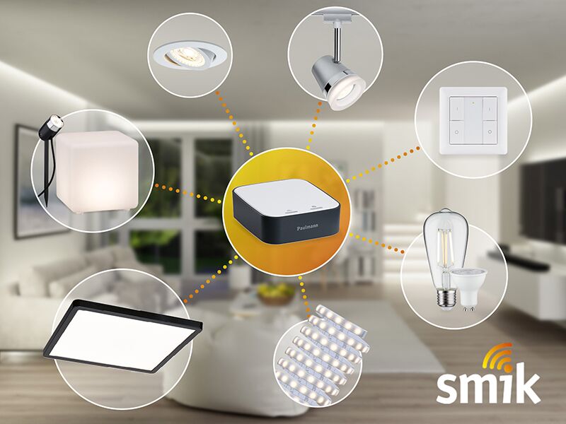 Paulmann Gateway smik Smart Home Zigbee  Weiß,Anthrazit