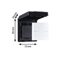 Paulmann Wandschalter On/Off/Dimm Smart Home Zigbee  Schwarz