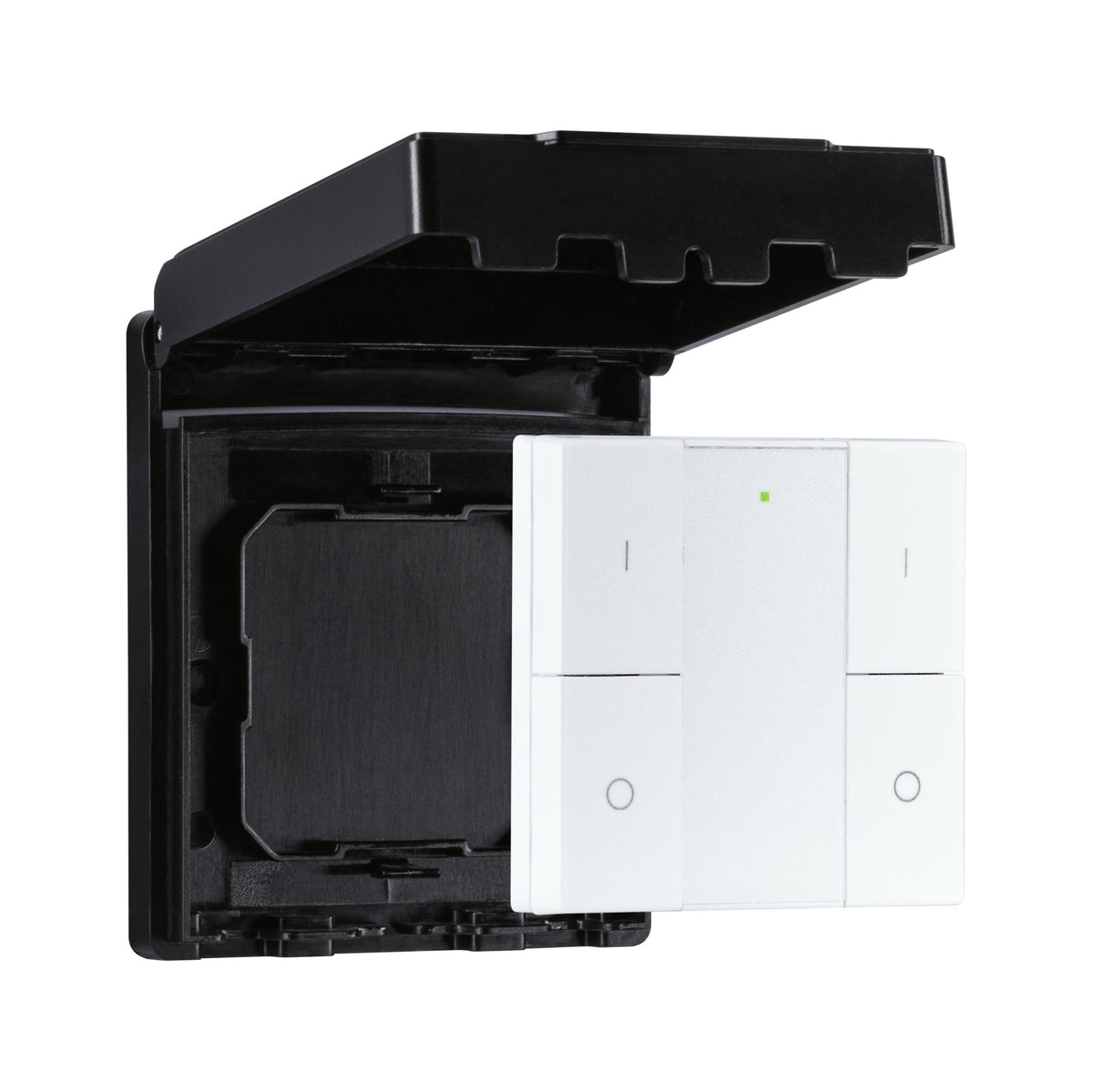 Paulmann Wandschalter On/Off/Dimm Smart Home Zigbee  Schwarz