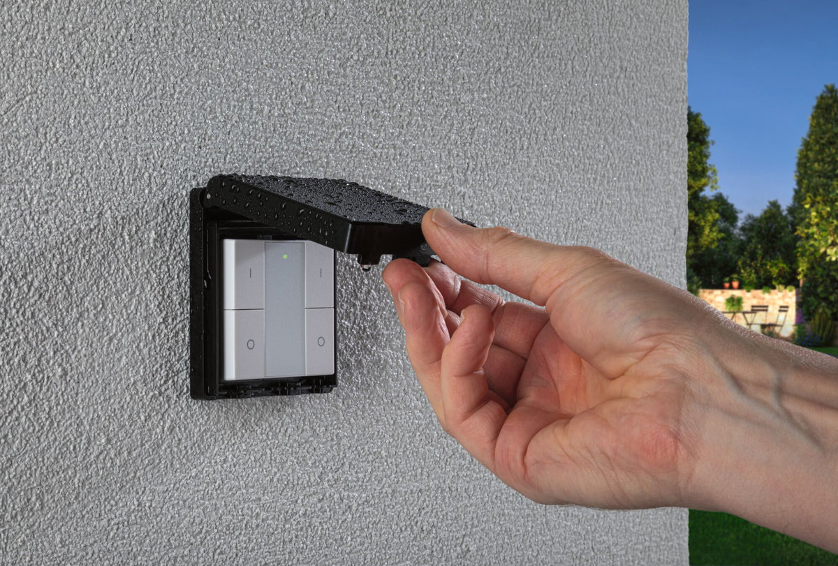 Paulmann Wandschalter On/Off/Dimm Smart Home Zigbee  Schwarz