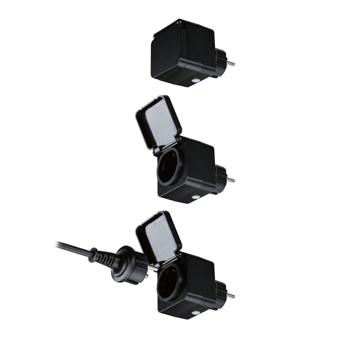 Paulmann Zwischenstecker Smart Plug Smart Home Zigbee 3.0  IP44 Schwarz