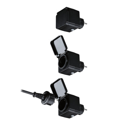 Paulmann Zwischenstecker Smart Plug Smart Home Zigbee 3.0  IP44 Schwarz