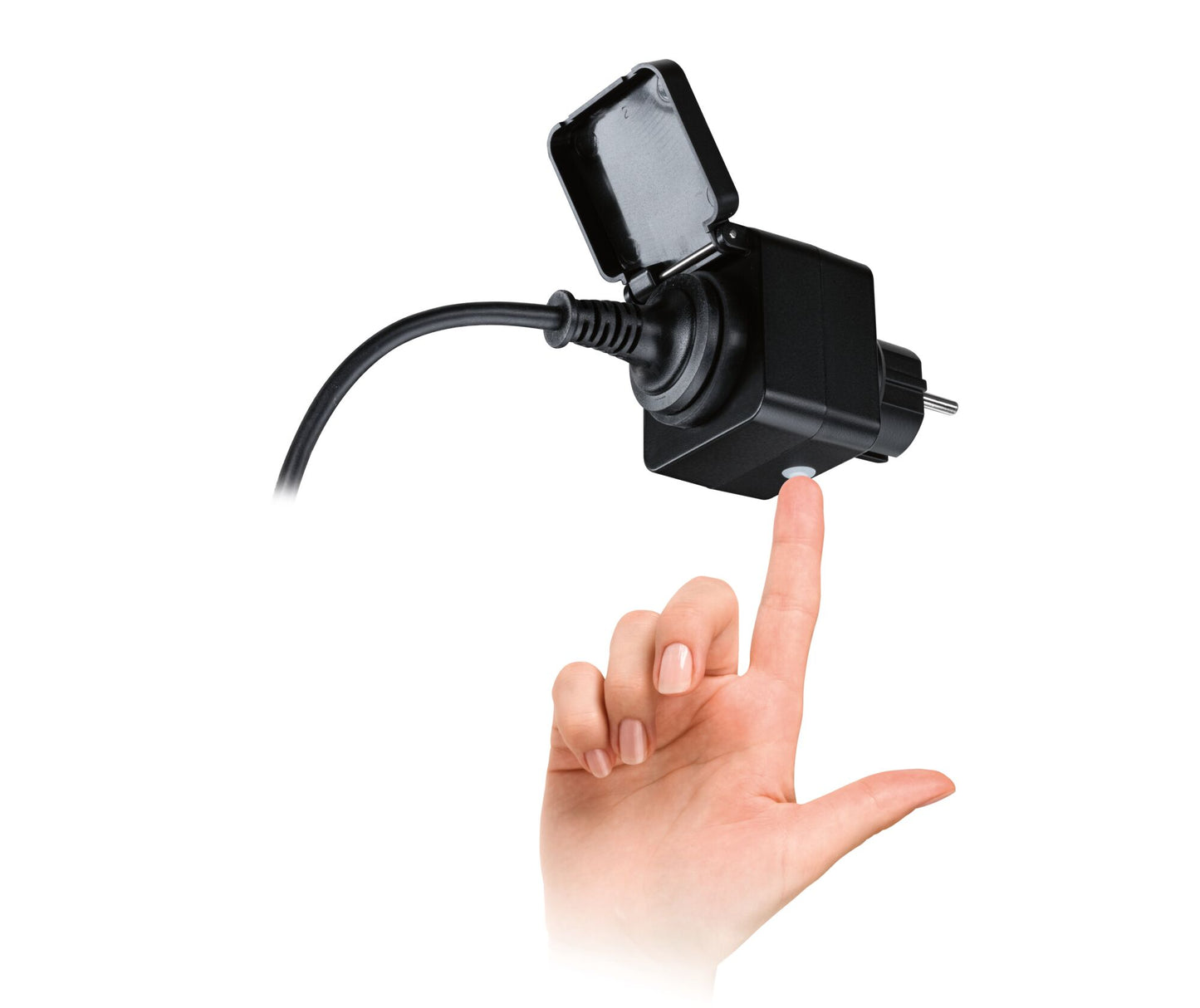 Paulmann Zwischenstecker Smart Plug Smart Home Zigbee 3.0  IP44 Schwarz
