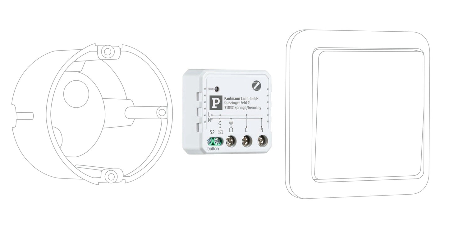 Paulmann Unterputzaktor On/Off Smart Home Zigbee 3.0  Weiß