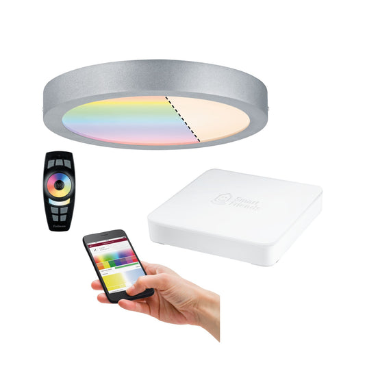 Paulmann SmartHome Starter Set Cesena LED-Panel 300mm 15W RGBW mit SmartFriends Box+FB