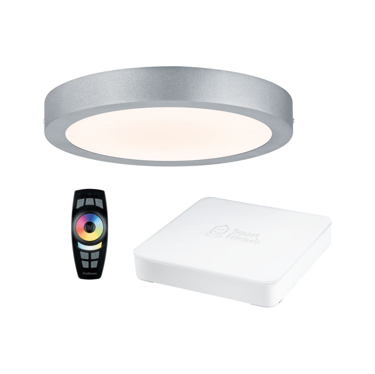 Paulmann SmartHome Starter Set Cesena LED-Panel 300mm 15W RGBW mit SmartFriends Box+FB