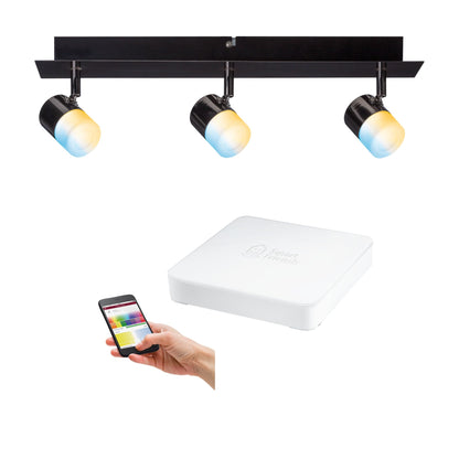 Paulmann SmartHome Starter Set Deon Spot 3x6,5W TunW mit Smart Friends Box