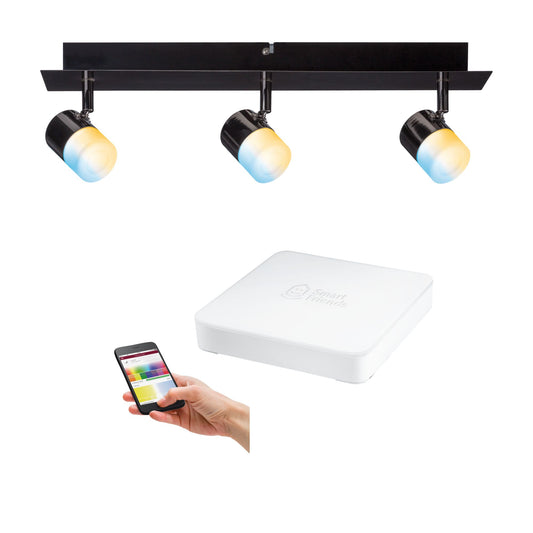 Paulmann SmartHome Starter Set Deon Spot 3x6,5W TunW mit Smart Friends Box
